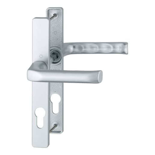 Hoppe Duraplus London Handle 205 x 27mm Aluminium Silver