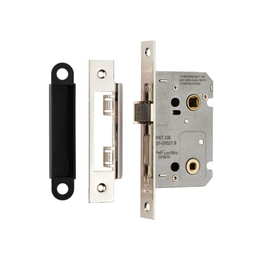 Eurospec Easi-T Bathroom Lock 64mm Nickel Plated