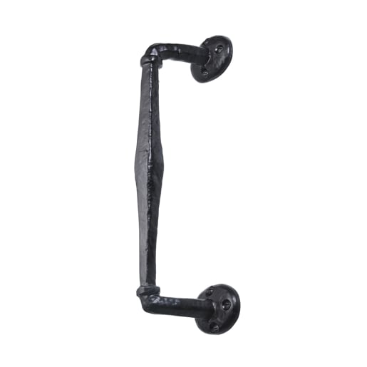 Old Hill Ironworks No.4250 Crank Pull Handle on Rose 240mm Black Antique