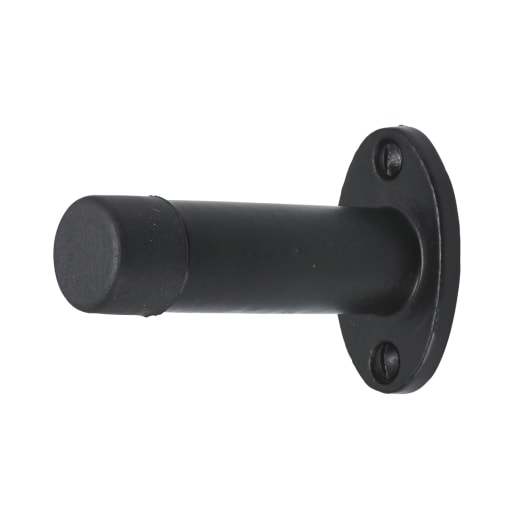 Old Hill Ironworks No.4376 Projection Door Stop 76mm Black Antique