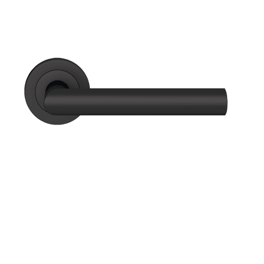 Karcher Design Rhodes Lever on 3pc Fix Rose Cosmos Black