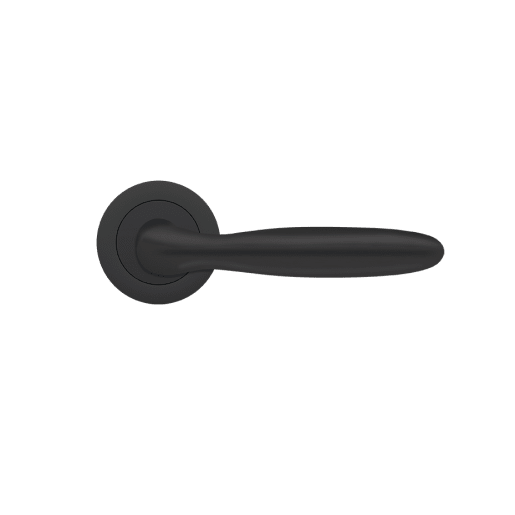 Karcher Design Corfu Lever on 3pc on Round Rose Cosmos Black
