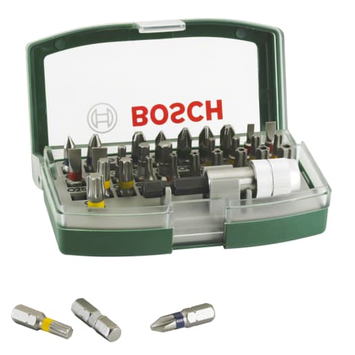 Bosch Screwdriver Bit Set 32-Piece with Colour Coding 130mm