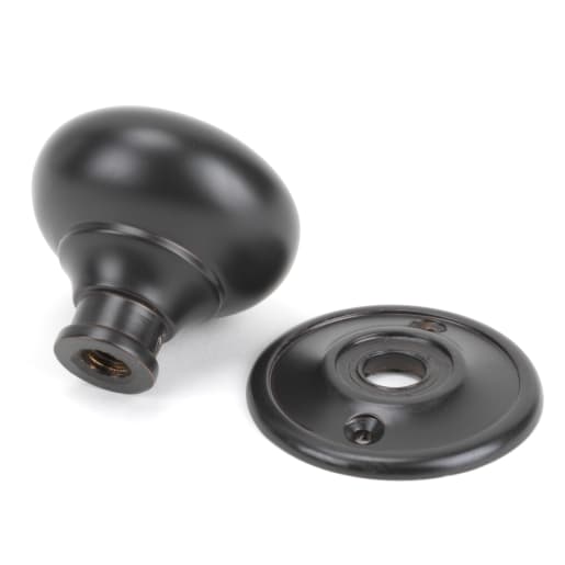 From the Anvil Mushroom Mortice/Rim Knob Set Aged Bronze