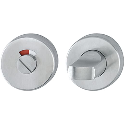 Hoppe Bathroom Indicator and Turn 52mm Satin Stainless Steel
