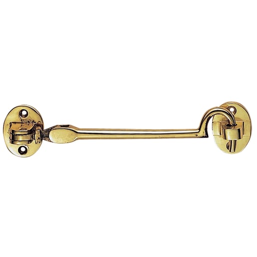 Carlisle Brass Cabin Hook Heavyweight 254mm Polished Brass