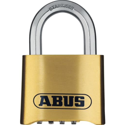 ABUS 180IB/50 Marine Grade Carded Combination Padlock 75 x 53 x 25mm 