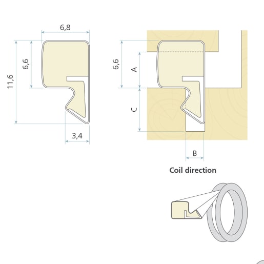 Stormguard Aquamac 63 Seal 100m L Brown