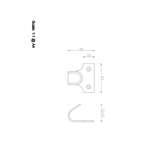 Carlisle Brass Architectural Quality Sash Lift Polished Brass