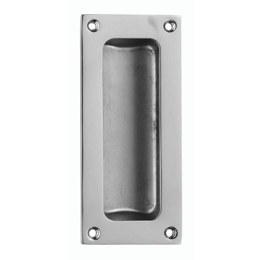 Carlisle Brass Flush Pull 102 x 45mm Polished Chrome