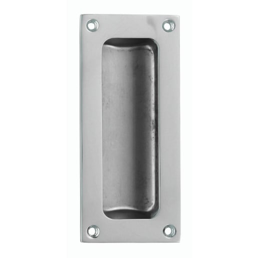 Carlisle Brass Flush Pull 102 x 45mm Satin Chrome