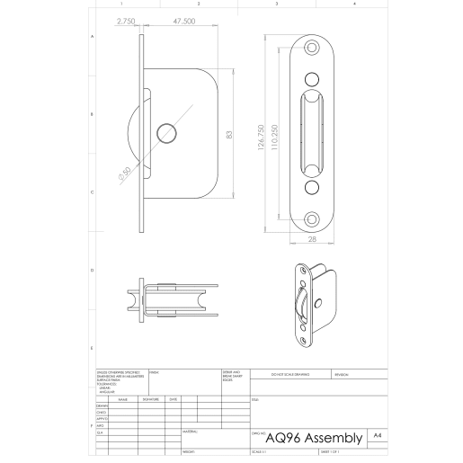 Carlisle Brass Heavy Duty Galvanised Sash Window Axle Pulley Polished Brass