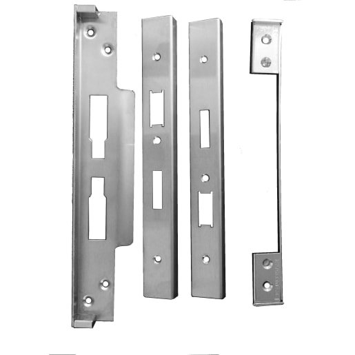Eurospec Rebate Set Architectural Din Sashlock 13mm Satin Stainless Steel