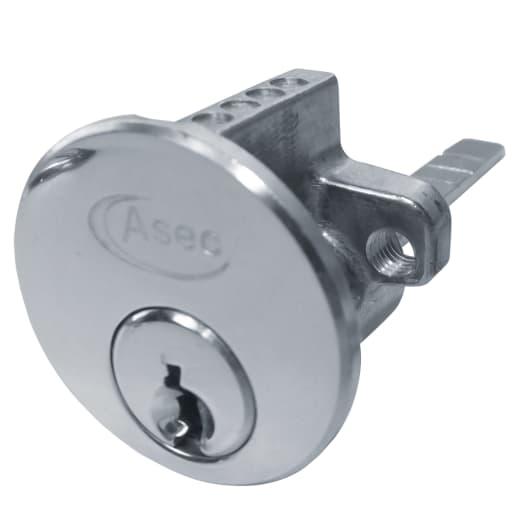 ASEC 5-Pin Rim Cylinder Nickel Plated Keyed To Differ (Boxed)