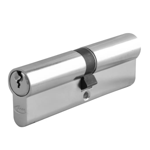 ASEC 6-Pin Euro Double Cylinder 100mm 50/50 (45/10/45) Keyed To Differ Nickel Plated
