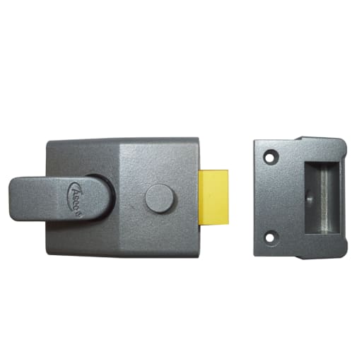 ASEC AS15 & AS19 Deadlocking Nightlatch 60mm Dull Metal Grey Case Only Boxed