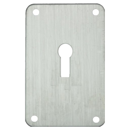 ASEC Screw On 45mm x 70mm UK Mortice Escutcheon Stainless Steel