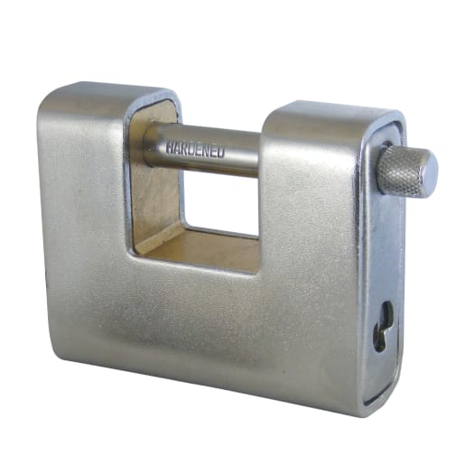 ASEC Steel Sliding Shackle Padlock 90mm Keyed Alike Boxed
