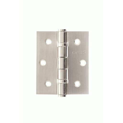 Atlantic Ball Bearing Hinge 76 x 51 x 3mm Satin Nickel
