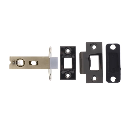 Atlantic Heavy Duty Bolt Through Tubular Latch 76mm Black Nickel