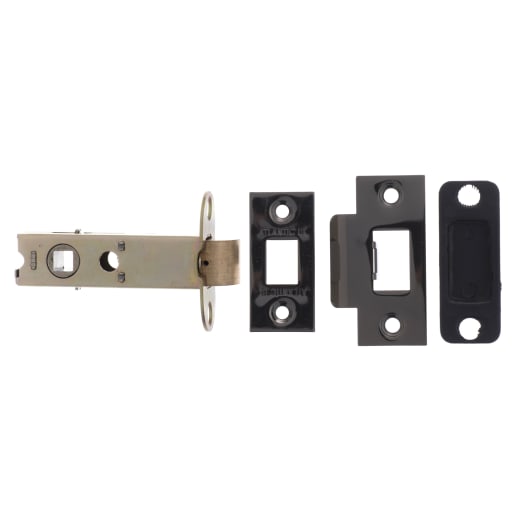 Atlantic Bolt Through Tubular Latch 51mm Black Nickel