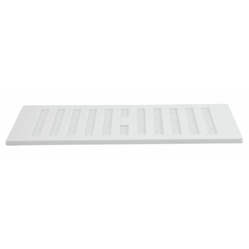 MAP Adjustable Vent with Fixed Flyscreen - White Plastic - 9x3