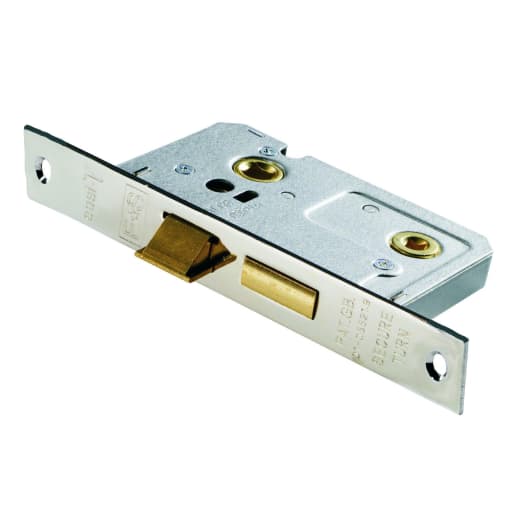 Eurospec Easi-T Bathroom Lock 64mm Nickel Plated