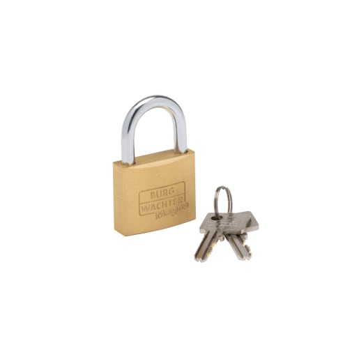 Burg-Wachter Magno 400 E 40mm Brass Padlock - Keyed Alike Z1 Suite