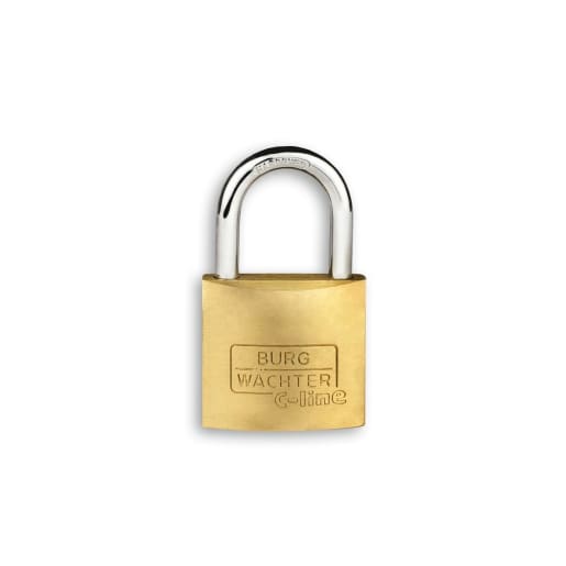 Burg-Wachter C-Line 222 25mm Brass Padlock