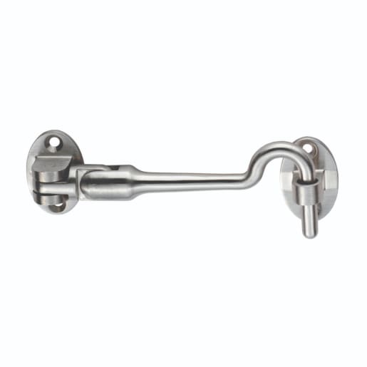 Eurospec Steelworx Silent Pattern Cabin Hook 102mm Satin Stainless Steel
