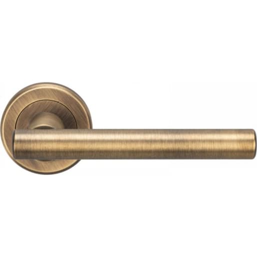 Serozzetta Philadelphia Lever On Rose Antique Brass