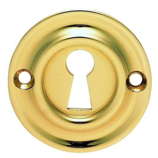 Carlisle Brass Victorian Standard Key Escutcheon Polished Brass