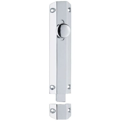 Carlisle Brass Surface Bolt Extruded Flat Keeper 203 x 35mm Polished Brass