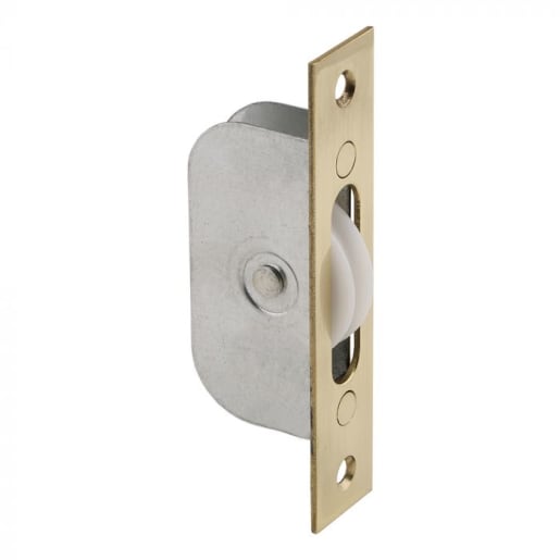 Carlisle Brass Heavy Duty Galvanised Sash Window Axle Pulley Polished Brass