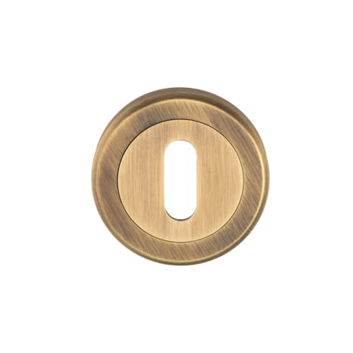 Serozzetta Standard Profile Escutcheon 50 x 10mm Antique Brass