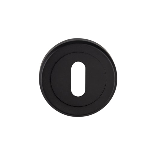 Serozzetta Standard Profile Escutcheon 50 x 10mm Matt Black