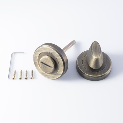 Serozzetta Thumbturn and Release 50mm Antique Brass