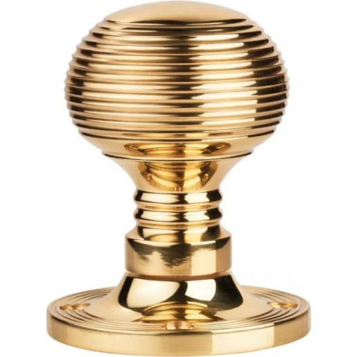 Carlisle Brass Queen Anne Style Mortice Knob Set Polished Brass