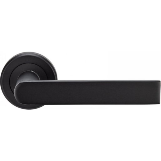 Serozzetta Edge Lever on Round Rose Matt Black