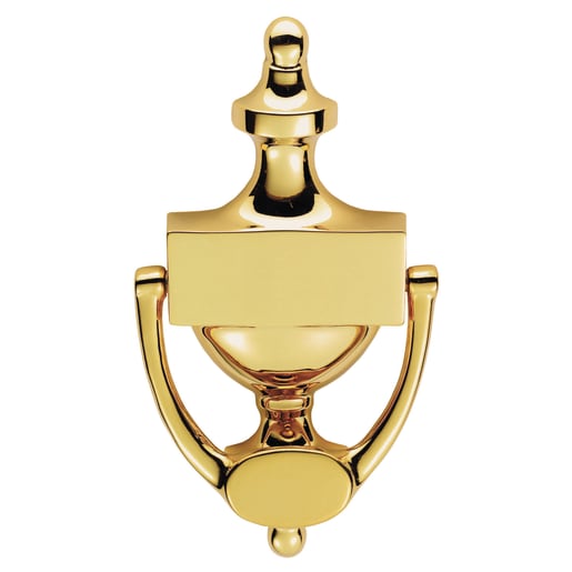Carlisle Brass Victorian Urn Door Knocker Polished Brass