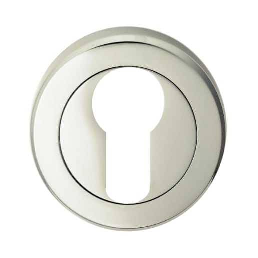 Serozzetta Euro Profile Escutcheon 51 x 10mm Polished Nickel