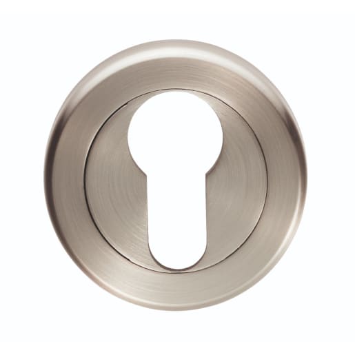 Serozzetta Euro Profile Escutcheon 51 x 10mm Satin Nickel