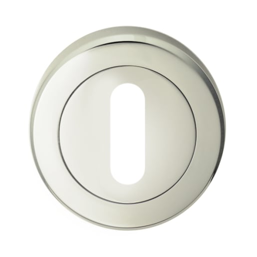 Serozzetta Standard Lock Profile Escutcheon 51 x 10mm Polished Nickel