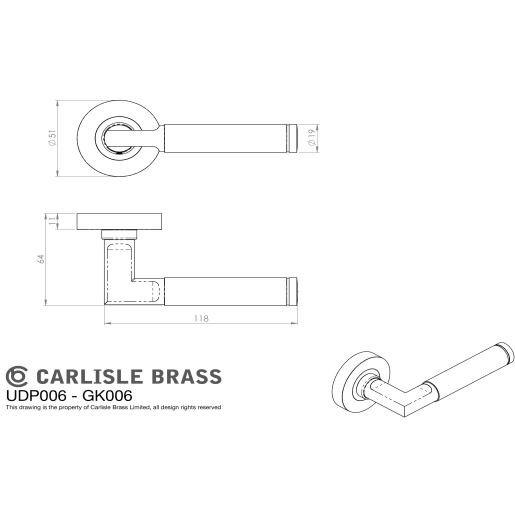 Carlisle Brass Belas Latch Pack Ultimate Door Pack Satin Nickel/Polished Chrome