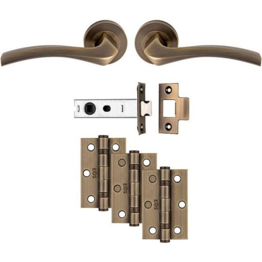 Carlisle Brass Sines Latch Pack Ultimate Door Pack Antique Brass