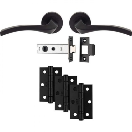 Carlisle Brass Sines Latch Pack Ultimate Door Pack Matt Black
