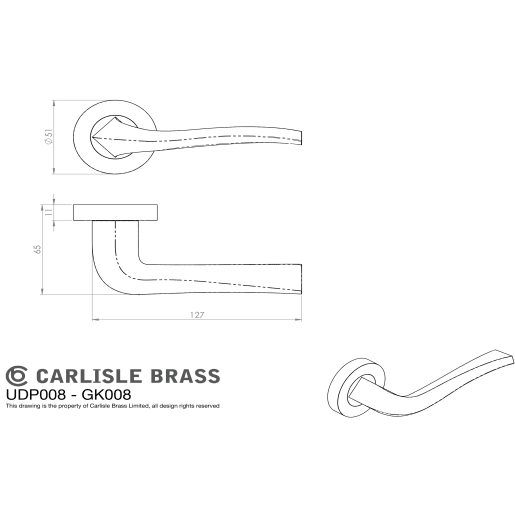 Carlisle Brass Sines Latch Pack Ultimate Door Pack Satin Nickel/Polished Chrome