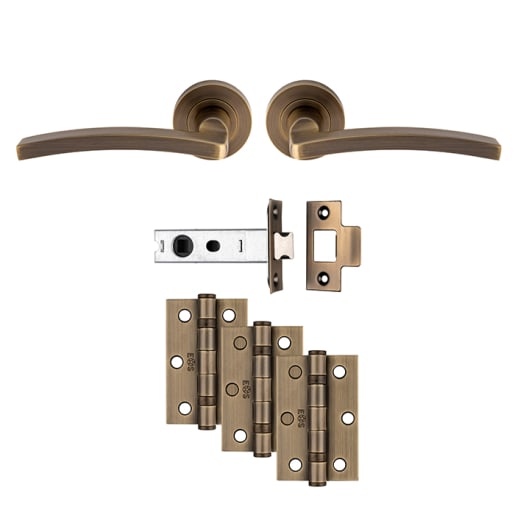 Carlisle Brass Tavira Latch Pack Ultimate Door Pack Antique Brass