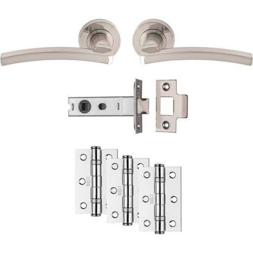 Carlisle Brass Tavira Latch Pack Ultimate Door Pack Satin Nickel