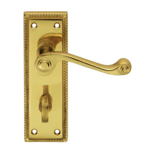 Carlisle Brass Georgian Style Bathroom Lever Polished Brass